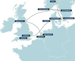 DFDS ferry Route